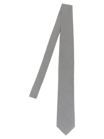 Tom Ford Jacquard Tie Silver