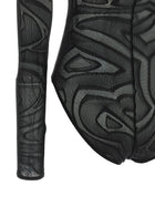 Emilio Pucci Jacquard Tulle Body Black, view 4
