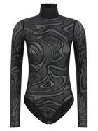 Emilio Pucci Jacquard Tulle Body Black