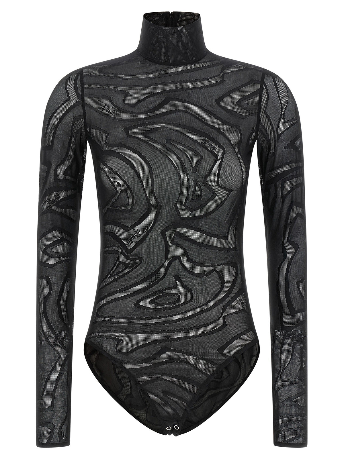 Emilio Pucci Jacquard Tulle Body Black