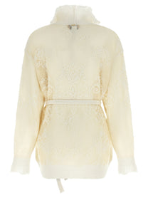 TWINSET Jacquard Yarn Sweater White