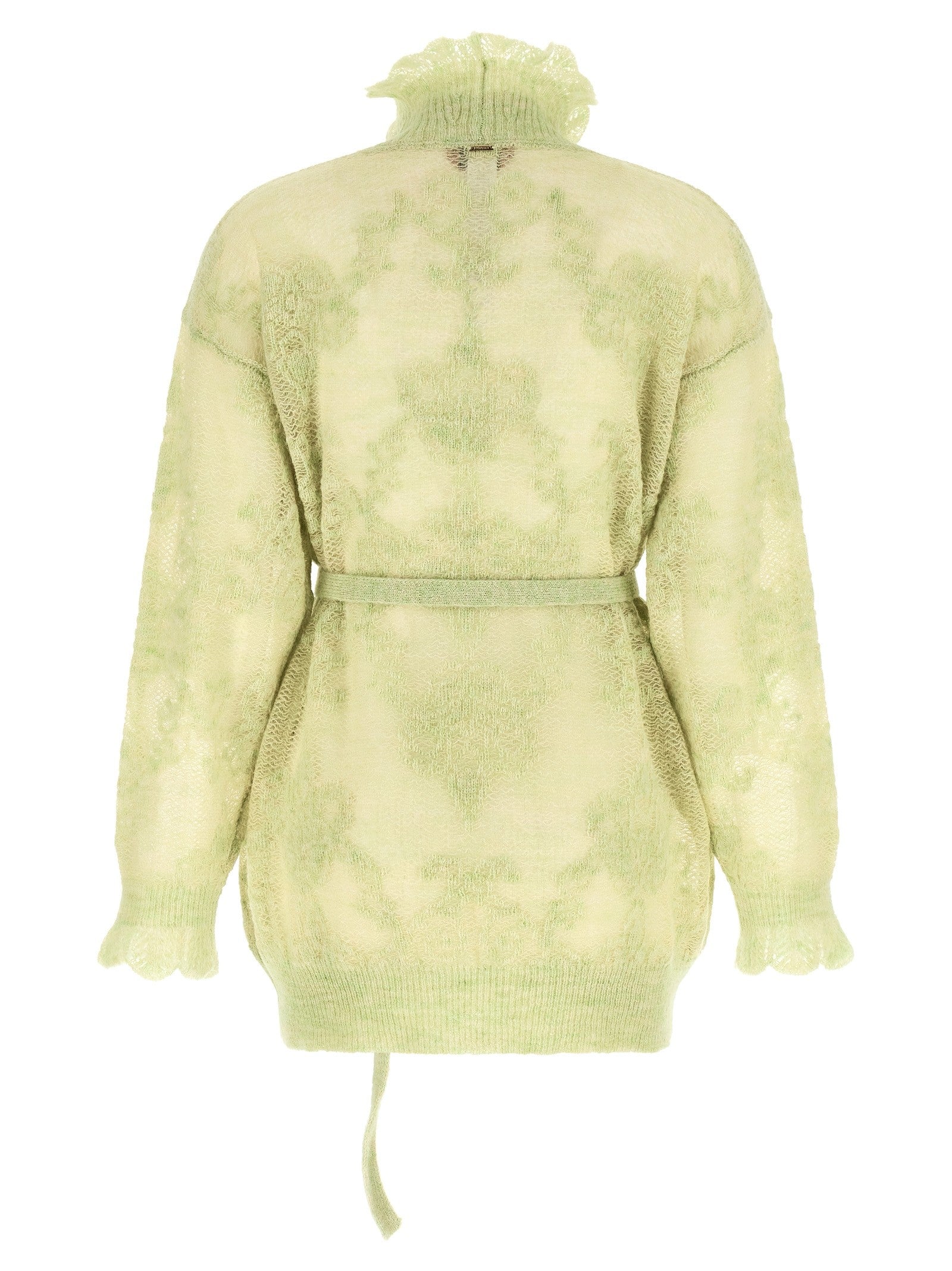 TWINSET Jacquard Yarn Sweater Green