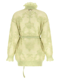 TWINSET Jacquard Yarn Sweater Green