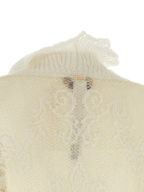 TWINSET Jacquard Yarn Sweater White