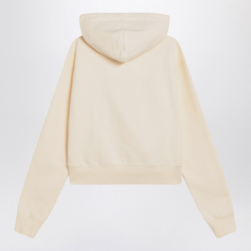 Jacquemus - JACQUEMUS Light beige Gros Grain hooded sweatshirt - Topwear