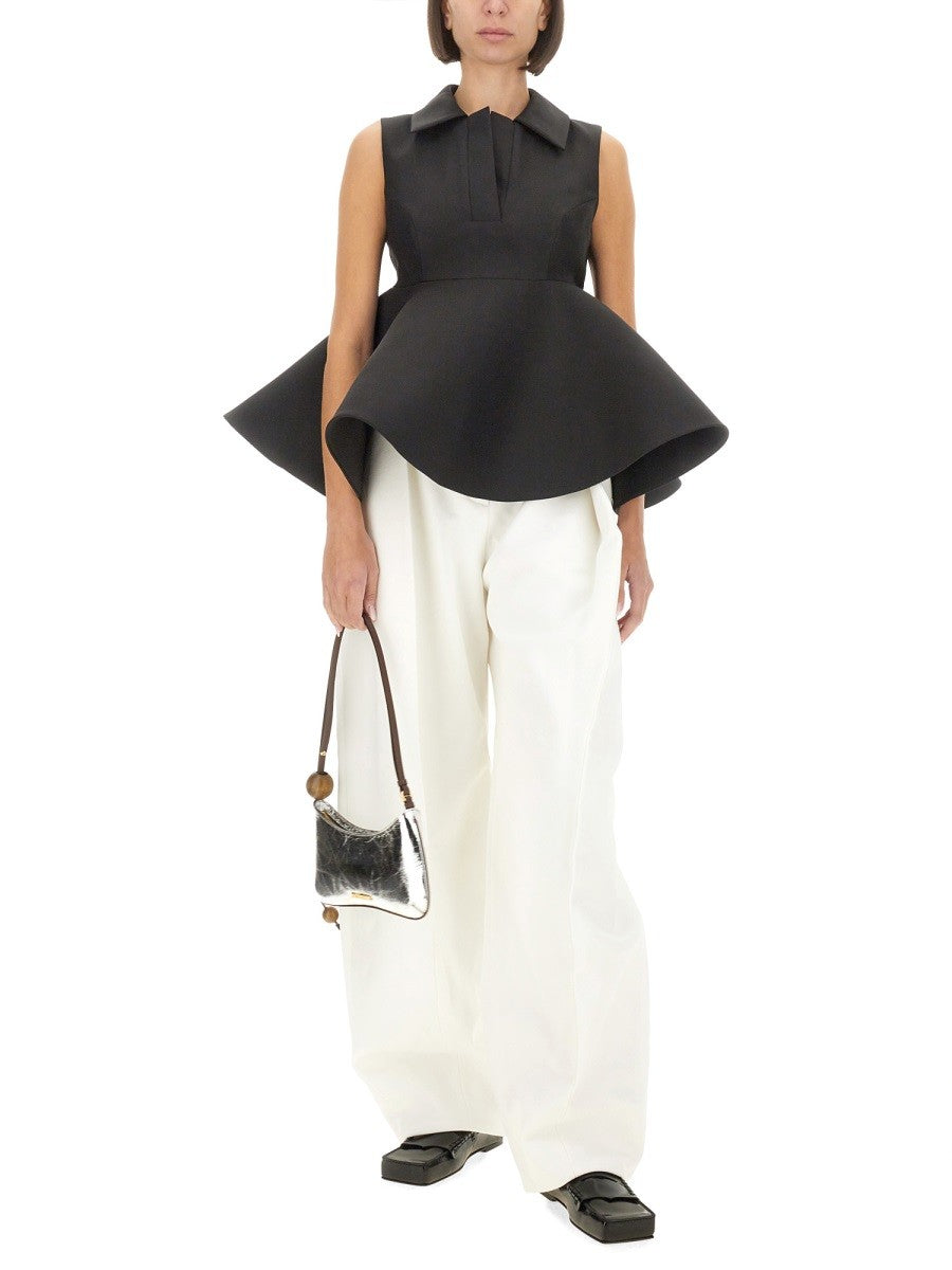 JACQUEMUS - Jacquemus Top ’Shoulder’ - Woman-&gt;Clothing-&gt;Tops