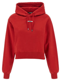 JACQUEMUS - JACQUEMUS - ’Le Hoodie Gros-Grain’ hoodie - Women’s Sweatshirts