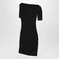 Jacquemus - JACQUEMUS Black draped mini dress - Dresses