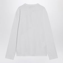 Jacquemus - JACQUEMUS White long-sleeved cotton T-shirt - Topwear