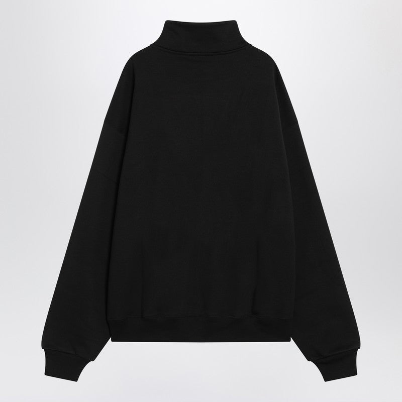 Jacquemus - JACQUEMUS Black cotton zip-up sweatshirt - Topwear