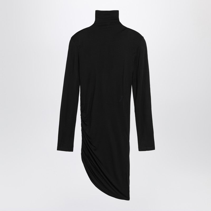 Jacquemus - JACQUEMUS Black draped Spallina dress - Dresses