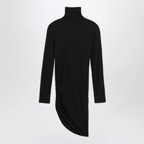 Jacquemus - JACQUEMUS Black draped Spallina dress - Dresses