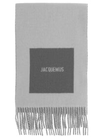 JACQUEMUS - JACQUEMUS Scarfs Grey - Scarves Hats &amp; Gloves