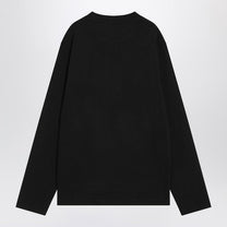 Jacquemus - JACQUEMUS Black long-sleeved cotton T-shirt - Topwear