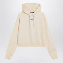 Jacquemus - JACQUEMUS Light beige Gros Grain hooded sweatshirt - Topwear