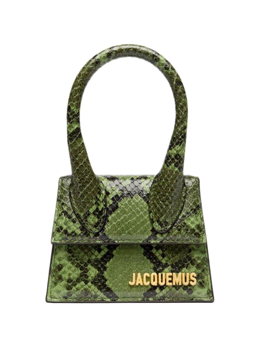 JACQUEMUS - JACQUEMUS The Chiquito Green Calf Leather - Women’s Bags