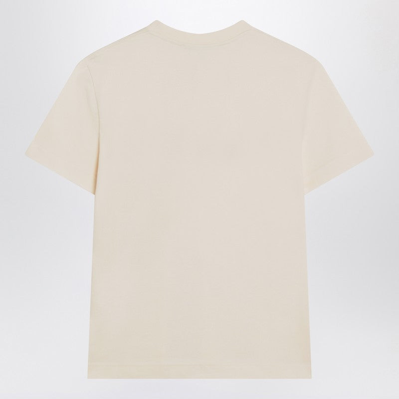Jacquemus - JACQUEMUS Light beige Gros Grain T-shirt - Topwear