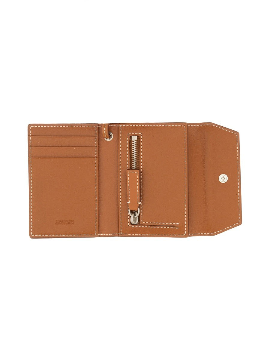 JACQUEMUS - Jacquemus Portafoglio Con Patta ’Le Porte Jacquemus’ - Men’s Accessories