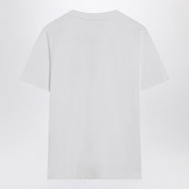 Jacquemus - JACQUEMUS White T-shirt with logo patch - Topwear