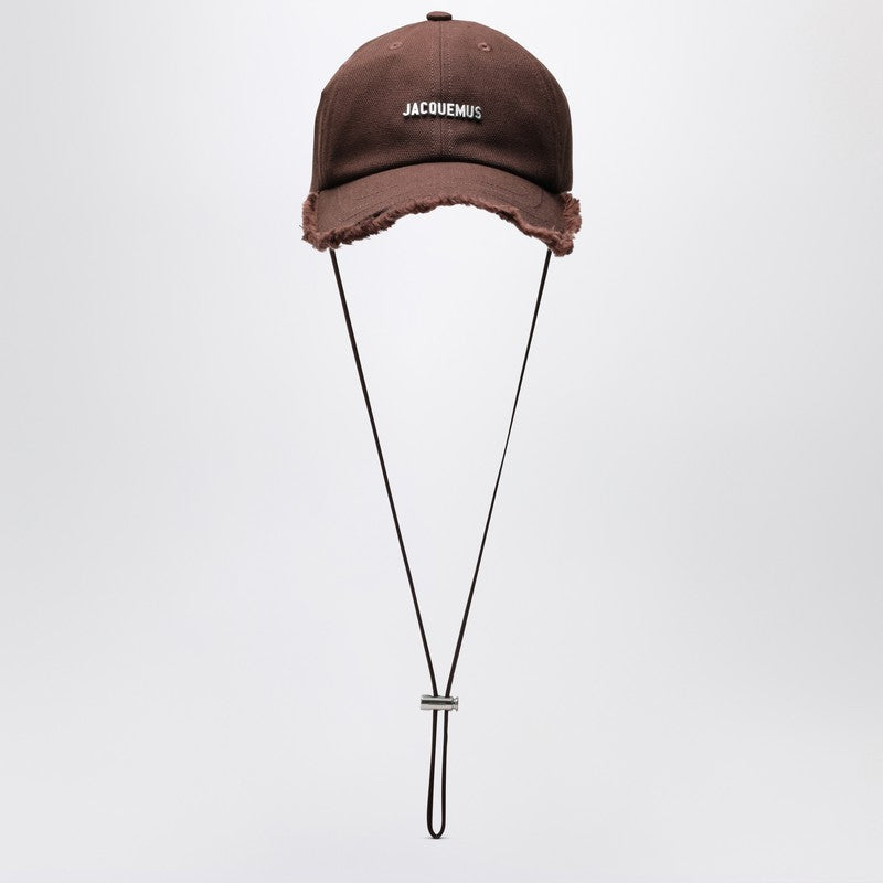 Jacquemus - JACQUEMUS The Cap Artichoke brown in cotton - Scarves Hats &amp; Gloves