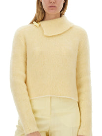 JACQUEMUS - Jacquemus Jersey ’Navy’ - Women’s Knitwear