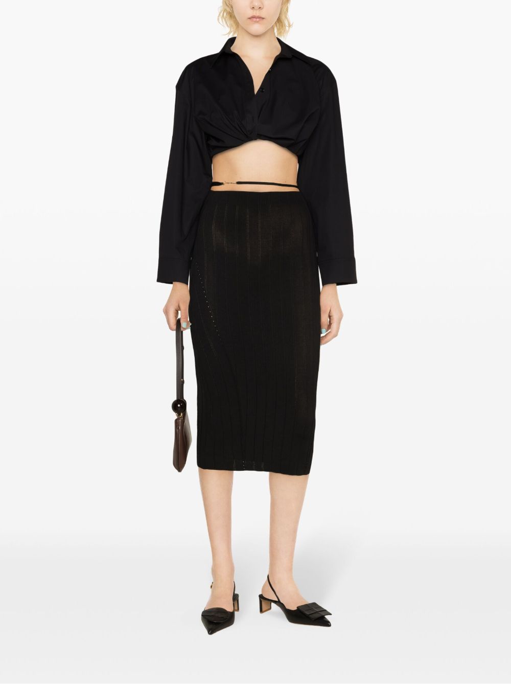 JACQUEMUS - JACQUEMUS Skirts Black - Skirts