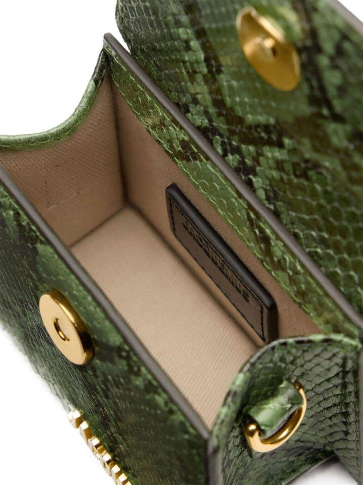 JACQUEMUS - JACQUEMUS The Chiquito Green Calf Leather - Women’s Bags
