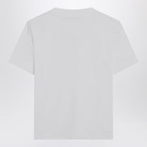Jacquemus - JACQUEMUS White T-shirt with logo patch - Topwear