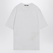 Jacquemus - JACQUEMUS White cotton crew neck T-shirt - Topwear