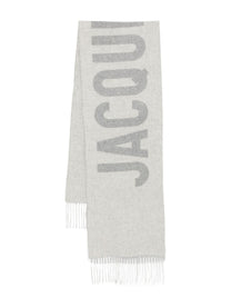 JACQUEMUS - JACQUEMUS Scarfs Grey - Scarves Hats &amp; Gloves