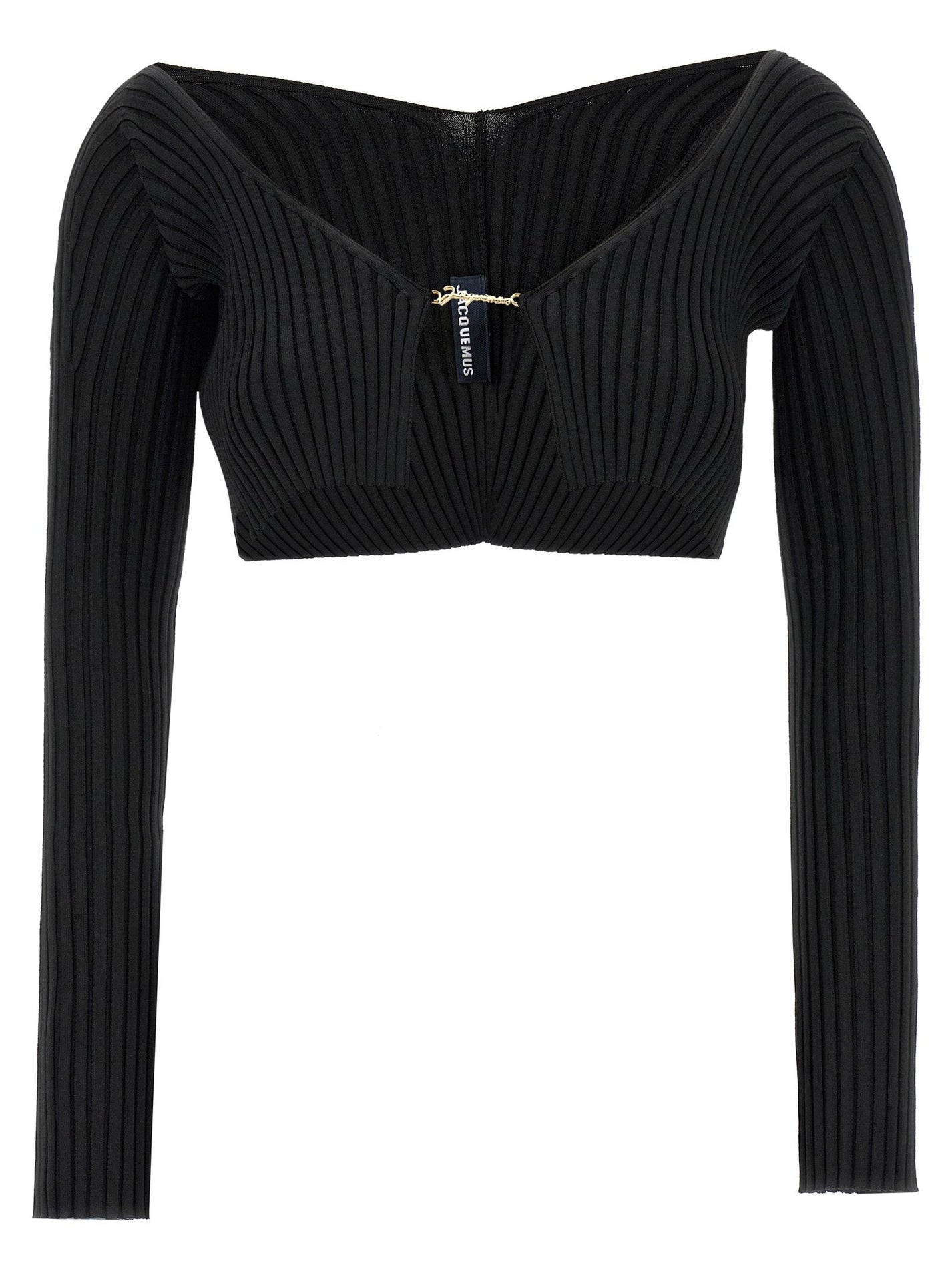 JACQUEMUS - JACQUEMUS - ’Le Maille Pralu’ cropped cardigan - Women’s Knitwear