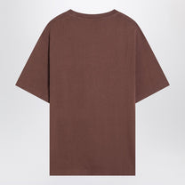 Jacquemus - JACQUEMUS Brown cotton crew neck T-shirt - Topwear