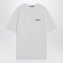 Jacquemus - JACQUEMUS White cotton crew neck T-shirt - Topwear