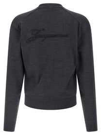JACQUEMUS - JACQUEMUS - ’Le Cardigan Brodé’ cardigan - Men’s Knitwear