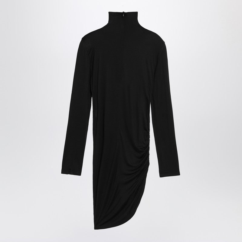 Jacquemus - JACQUEMUS Black draped Spallina dress - Dresses