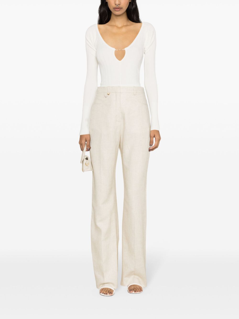 JACQUEMUS - JACQUEMUS Top White - Topwear