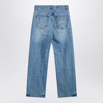 Jacquemus - JACQUEMUS Straight leg denim pants in indigo color - Jeans