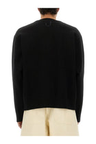 JACQUEMUS Men's Double Cardigan Black, view 3