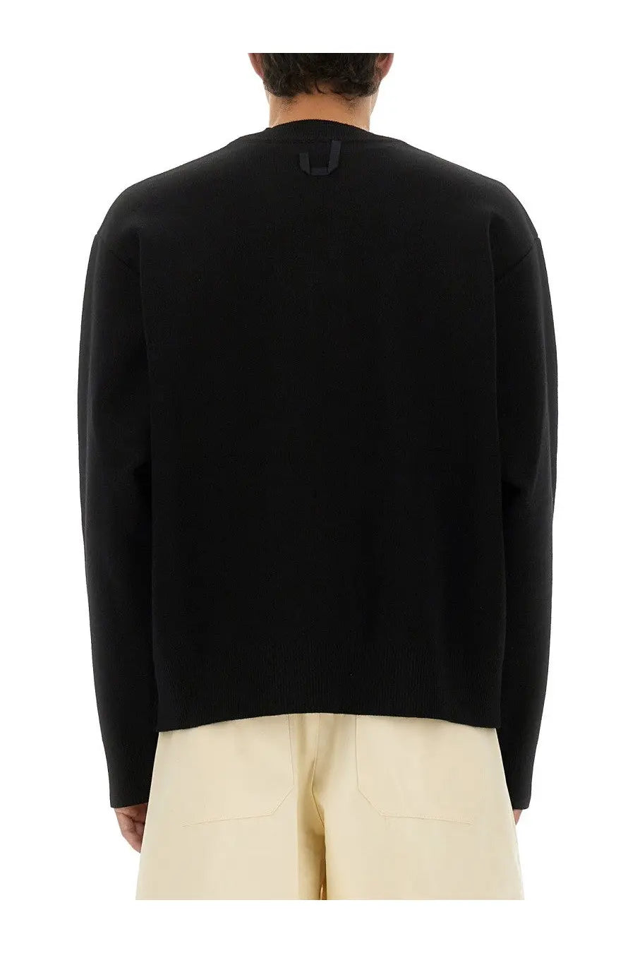 JACQUEMUS Men's Double Cardigan Black, view 3