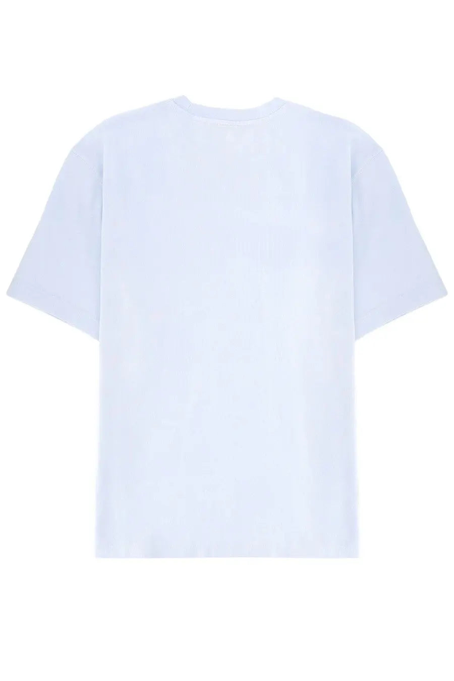 White cotton t-shirt with a simple minimalist design for jacquemus men’s grosgrain shirt blue product line