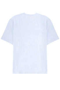 White cotton t-shirt with a simple minimalist design for jacquemus men’s grosgrain shirt blue product line
