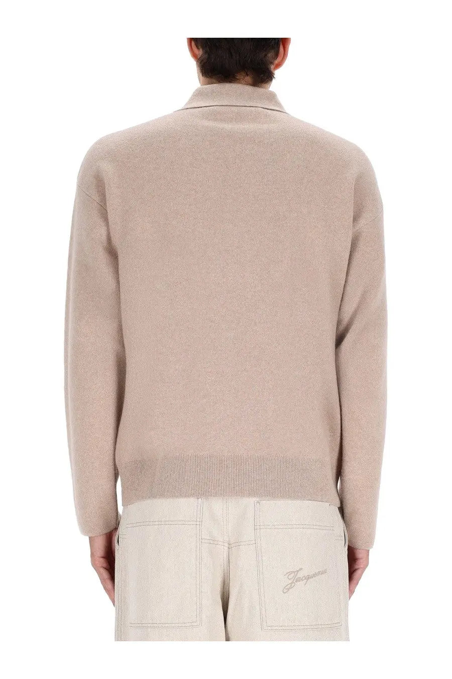 JACQUEMUS Men's LE Pallone Jersey Beige, view 3