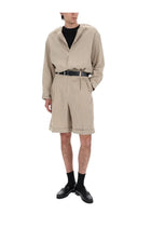 JACQUEMUS Men's LE Shorts Pastro Beige, view 2