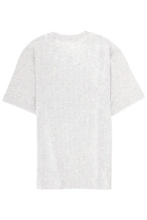 Jacquemus men’s shirt gros grain soft heathered gray short-sleeved t-shirt with classic crew neck