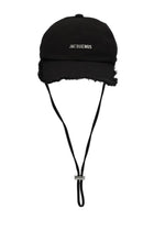 JACQUEMUS Unisex Baseball Cap LA Casquette Artichaut Black
