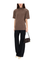 JACQUEMUS Women's Chestnut Jersey Brown, view 2