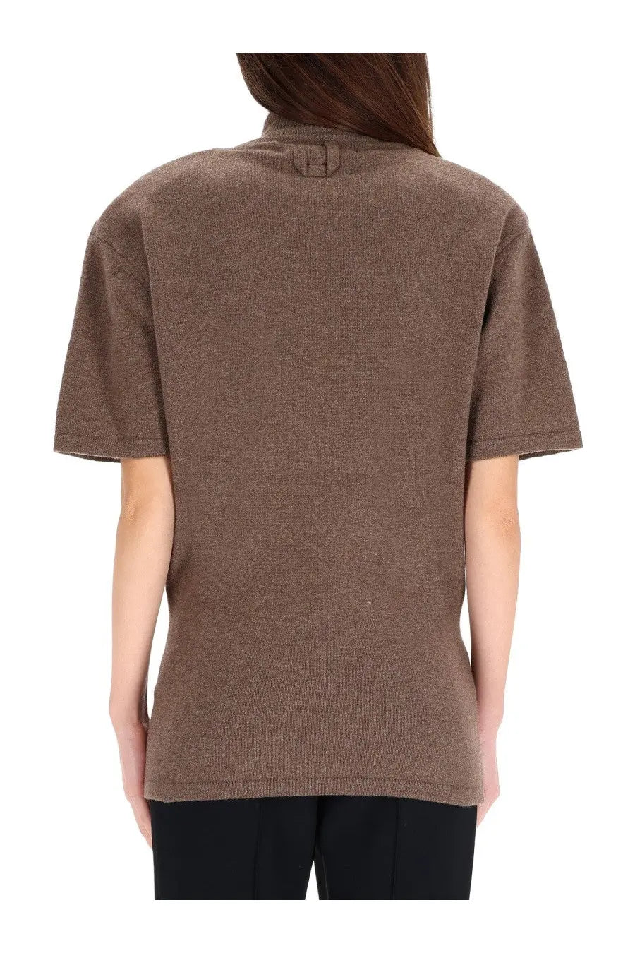 JACQUEMUS Women's Chestnut Jersey Brown, view 3