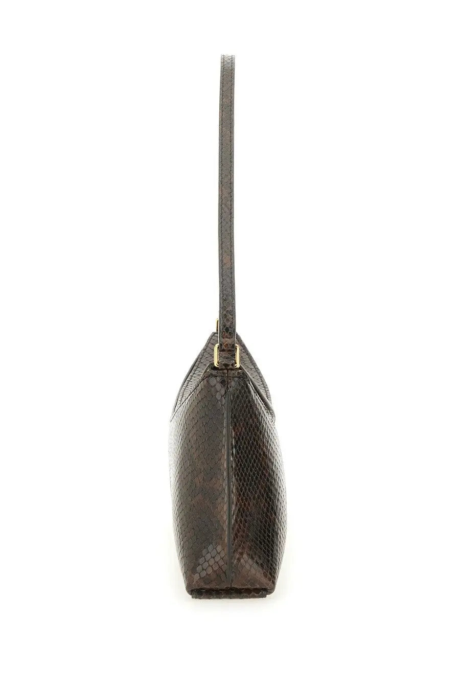 JACQUEMUS Women's Clutch Bag Ovalo Brown, view 4