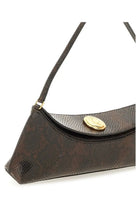 JACQUEMUS Women's Clutch Bag Ovalo Brown, view 3