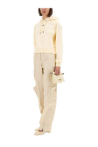 JACQUEMUS Women's The Grosgrain Hoodie Beige, view 2
